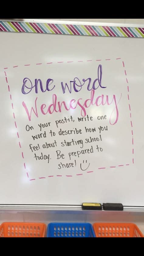 wednesday whiteboard message